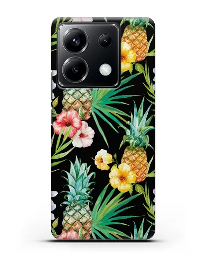 Чехол Экзотический коктейль силиконовый для Xiaomi Poco X6