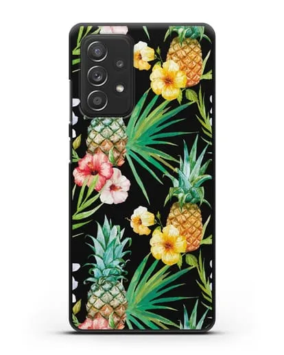 Чехол Экзотический коктейль силиконовый для Samsung Galaxy A53