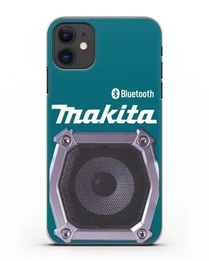 Чехол Bluetooth колонка Makita с сабвуфером силиконовый для iPhone 11
