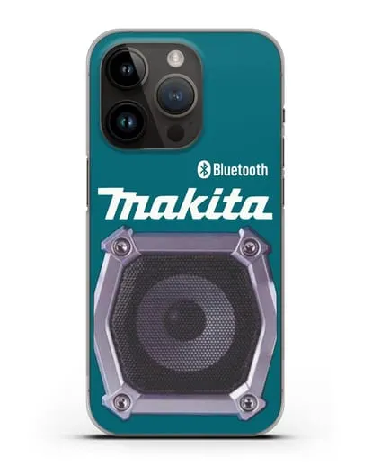 Чехол Bluetooth колонка Makita с сабвуфером силиконовый для iPhone 14 Pro