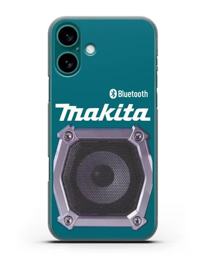 Чехол Bluetooth колонка Makita с сабвуфером силиконовый для iPhone 16 Plus