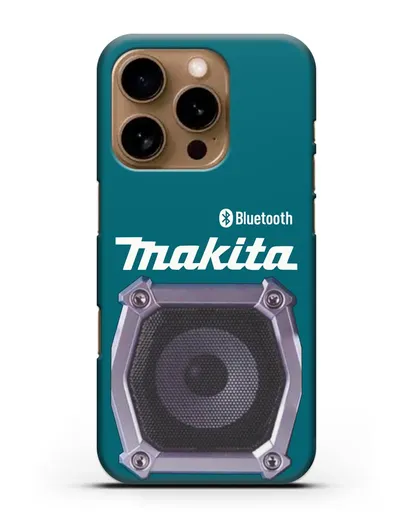 Чехол Bluetooth колонка Makita с сабвуфером силиконовый для iPhone 16 Pro