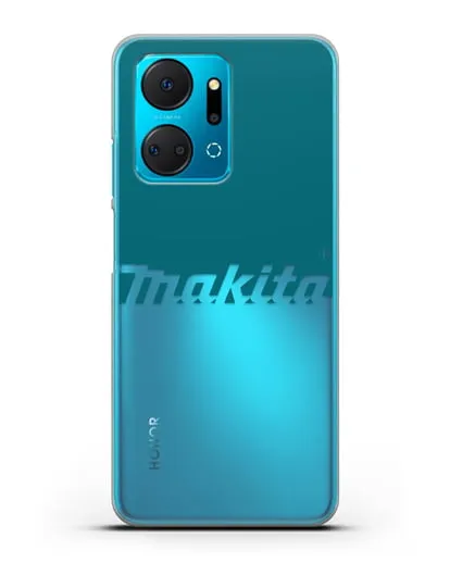 Чехол с надписью Makita силиконовый для Honor X7a Plus