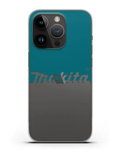 Чехол с надписью Makita силиконовый для iPhone 14 Pro