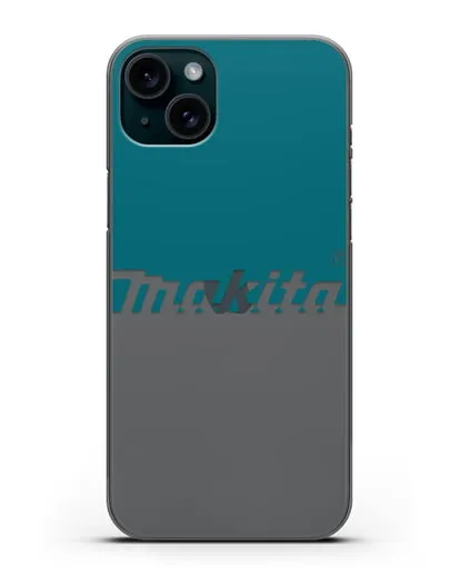 Чехол с надписью Makita силиконовый для iPhone 15 Plus