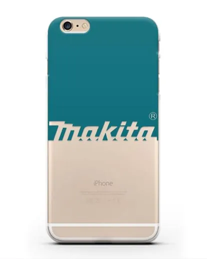 Чехол с надписью Makita силиконовый для iPhone 6s Plus