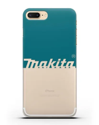 Чехол с надписью Makita силиконовый для iPhone 7 Plus