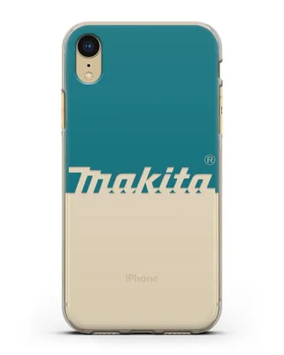 Чехол с надписью Makita силиконовый для iPhone XR