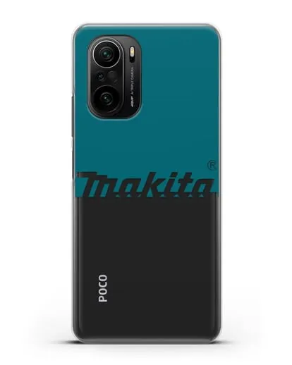 Чехол с надписью Makita силиконовый для Xiaomi Poco F3
