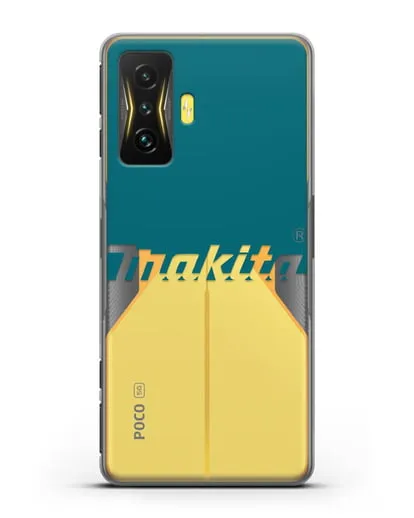 Чехол с надписью Makita силиконовый для Xiaomi Poco F4 GT