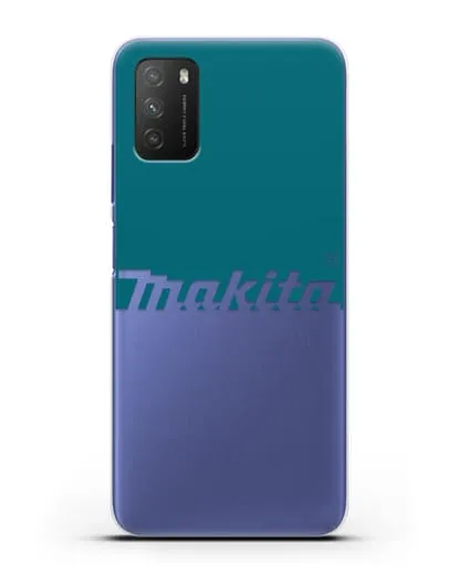 Чехол с надписью Makita силиконовый для Xiaomi Poco M3