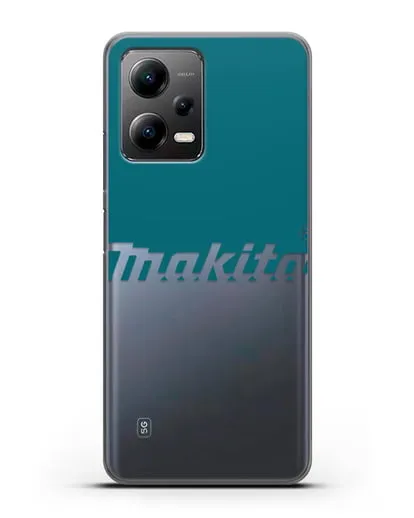 Чехол с надписью Makita силиконовый для Xiaomi Poco X5