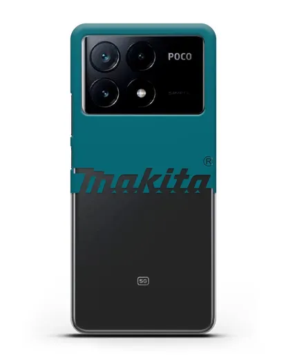 Чехол с надписью Makita силиконовый для Xiaomi Poco X6 Pro
