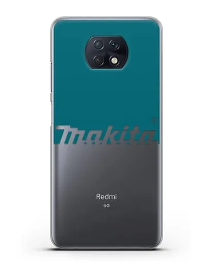 Чехол с надписью Makita силиконовый для Xiaomi Redmi Note 9T
