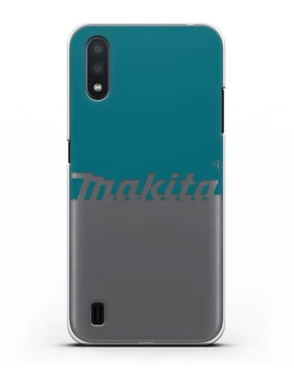 Чехол с надписью Makita силиконовый для Samsung Galaxy A01 [SM-A015F]