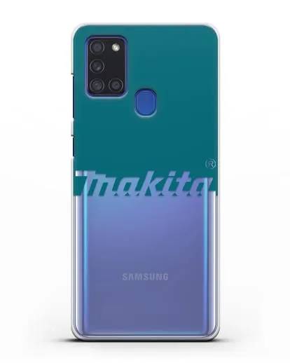 Чехол с надписью Makita силиконовый для Samsung Galaxy A21s [SM-A217F]