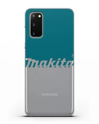 Чехол с надписью Makita силиконовый для Samsung Galaxy S20 [SM-G980F]