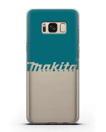 Чехол с надписью Makita силиконовый для Samsung Galaxy S8 Plus [SM-G955F]