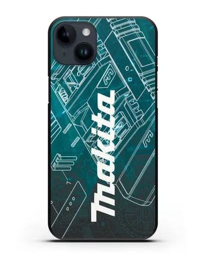 Чехол с рисунком Makita силиконовый для iPhone 14 Plus