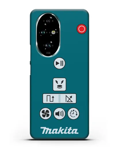 Чехол с дизайном пульт-контроллер Makita силиконовый для Honor 200 Pro