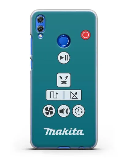 Чехол с дизайном пульт-контроллер Makita силиконовый для Honor 8X