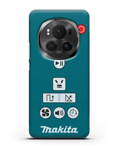 Чехол с дизайном пульт-контроллер Makita силиконовый для Honor Magic 6 Pro