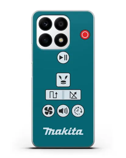 Чехол с дизайном пульт-контроллер Makita силиконовый для Honor X8a