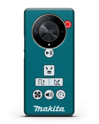 Чехол с дизайном пульт-контроллер Makita силиконовый для Honor X9b