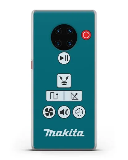 Чехол с дизайном пульт-контроллер Makita силиконовый для Huawei Mate 30 Pro
