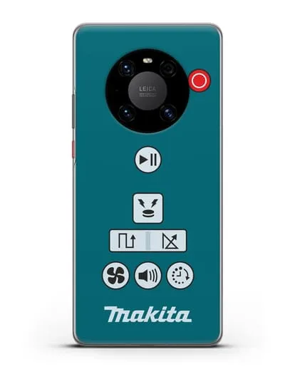 Чехол с дизайном пульт-контроллер Makita силиконовый для Huawei Mate 40 Pro