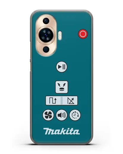 Чехол с дизайном пульт-контроллер Makita силиконовый для Huawei Nova 11