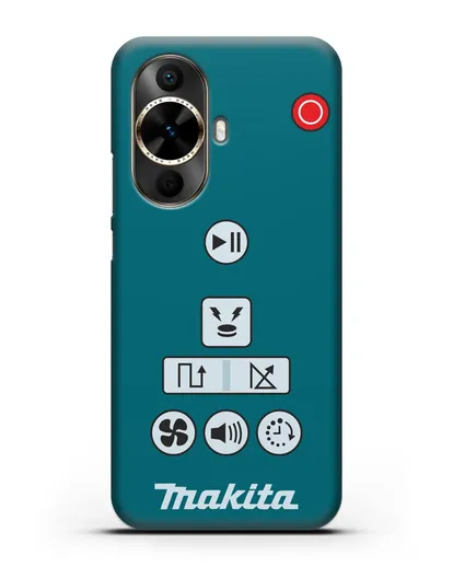 Чехол с дизайном пульт-контроллер Makita силиконовый для Huawei Nova 12s