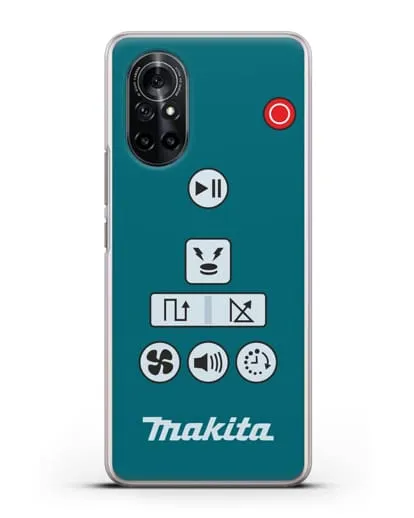 Чехол с дизайном пульт-контроллер Makita силиконовый для Huawei Nova 8