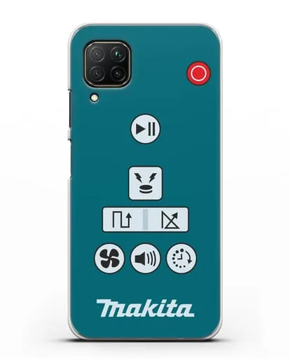 Чехол с дизайном пульт-контроллер Makita силиконовый для Huawei P40 lite