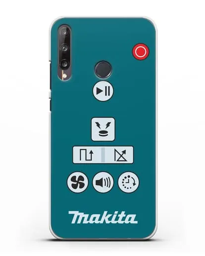 Чехол с дизайном пульт-контроллер Makita силиконовый для Huawei P40 lite E