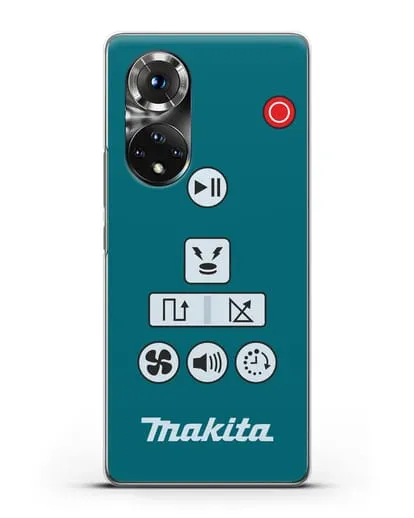 Чехол с дизайном пульт-контроллер Makita силиконовый для Huawei P50 Pro