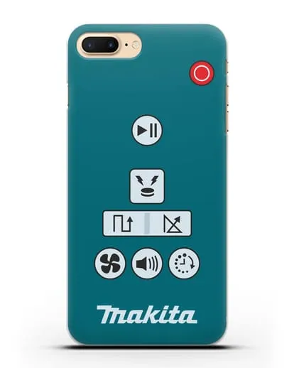 Чехол с дизайном пульт-контроллер Makita силиконовый для iPhone 7 Plus