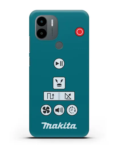 Чехол с дизайном пульт-контроллер Makita силиконовый для Xiaomi Poco C51