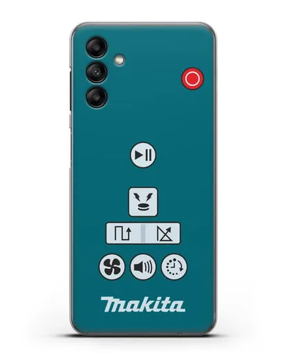 Чехол с дизайном пульт-контроллер Makita силиконовый для Samsung Galaxy A04s [SM-A047]