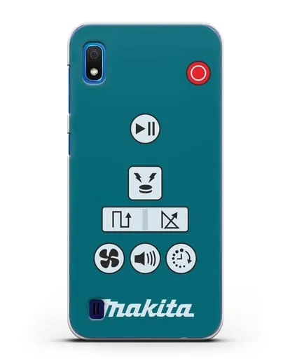 Чехол с дизайном пульт-контроллер Makita силиконовый для Samsung Galaxy A10 [SM-A105F]