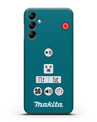 Чехол с дизайном пульт-контроллер Makita силиконовый для Samsung Galaxy A14 [SM-A145]