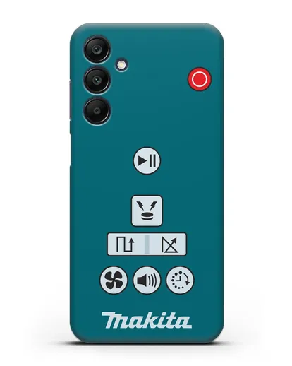 Чехол с дизайном пульт-контроллер Makita силиконовый для Samsung Galaxy A15 [SM-A155]
