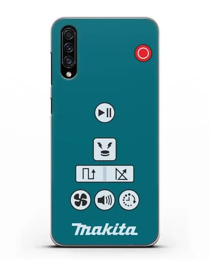 Чехол с дизайном пульт-контроллер Makita силиконовый для Samsung Galaxy A30s [SM-A307FN]