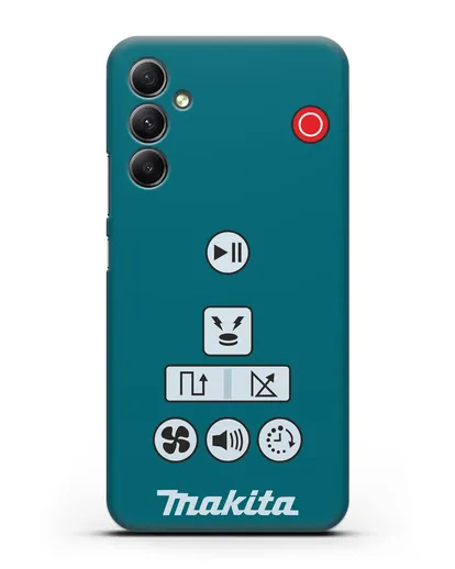 Чехол с дизайном пульт-контроллер Makita силиконовый для Samsung Galaxy A34 [SM-A346]