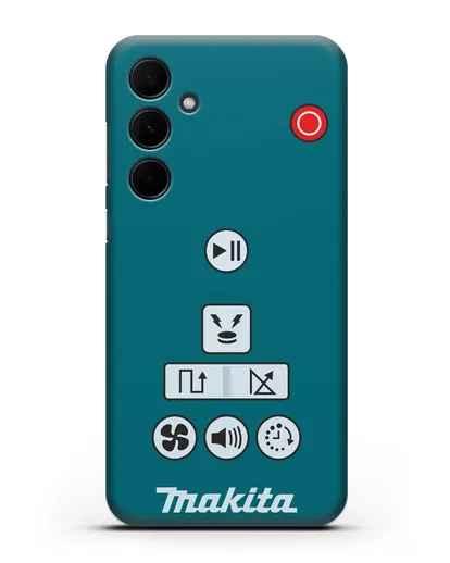 Чехол с дизайном пульт-контроллер Makita силиконовый для Samsung Galaxy A35 [SM-A356]