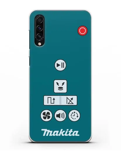 Чехол с дизайном пульт-контроллер Makita силиконовый для Samsung Galaxy A50s [SM-F507FN]