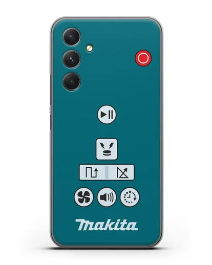 Чехол с дизайном пульт-контроллер Makita силиконовый для Samsung Galaxy A54 [SM-A536]
