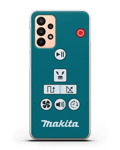 Чехол с дизайном пульт-контроллер Makita силиконовый для Samsung Galaxy A23 [SM-A235F]