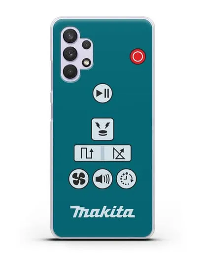 Чехол с дизайном пульт-контроллер Makita силиконовый для Samsung Galaxy A33