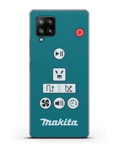 Чехол с дизайном пульт-контроллер Makita силиконовый для Samsung Galaxy A42 [SM-A426B]